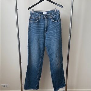 Zara Women's Blue Straight Jeans